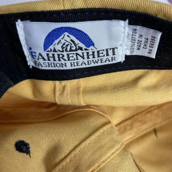 Fahrenheit Fashion Headwear Unisex Yellow Portland OR USA Adjustable Hat - Picture 6 of 7
